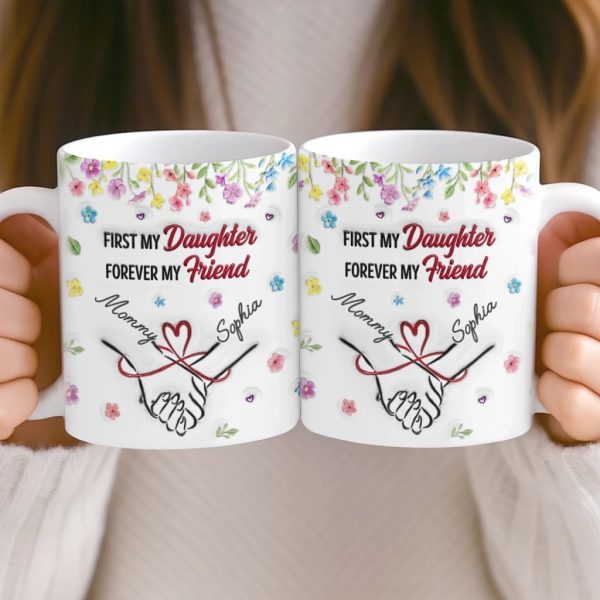 Custom 3D Inflated Effect Printed Mug - Personalized Birthday Gifts For Mom, Daughter - Home Is Wherever You Are Custom 3D Inflated Effect Printed Mug - Personalized Birthday Gifts For Mom, Daughter - Home Is Wherever You Are