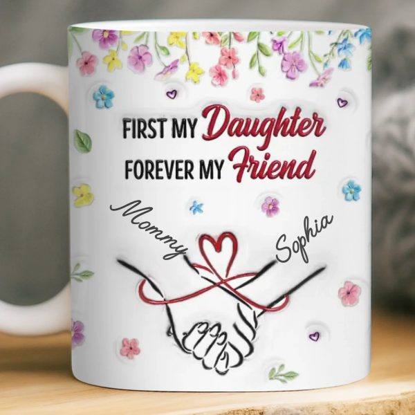 Custom 3D Inflated Effect Printed Mug - Personalized Birthday Gifts For Mom, Daughter - Home Is Wherever You Are Custom 3D Inflated Effect Printed Mug - Personalized Birthday Gifts For Mom, Daughter - Home Is Wherever You Are