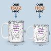 Custom 3D Inflated Effect Printed Mug - Personalized Birthday Gifts For Mom, Daughter - My First Best Friend