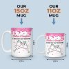 Custom 3D Inflated Effect Printed Mug - Personalized Birthday Gifts For Mom, Daughter - Queen Of My Heart