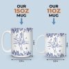 Custom 3D Inflated Effect Printed Mug - Personalized Birthday Gifts For Mom, Grandma - Hand In Hand Through Life