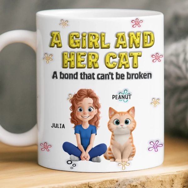 Custom 3D Inflated Effect Printed Mug - Personalized Christmas Birthday Gifts For Cat Lovers, Cat Mom And Dad - Family In Fur Custom 3D Inflated Effect Printed Mug - Personalized Christmas Birthday Gifts For Cat Lovers, Cat Mom And Dad - Family In Fur