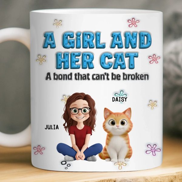 Custom 3D Inflated Effect Printed Mug - Personalized Christmas Birthday Gifts For Cat Lovers, Cat Mom And Dad - Family In Fur Custom 3D Inflated Effect Printed Mug - Personalized Christmas Birthday Gifts For Cat Lovers, Cat Mom And Dad - Family In Fur
