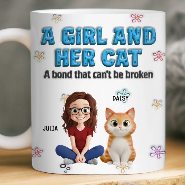 Custom 3D Inflated Effect Printed Mug - Personalized Christmas Birthday Gifts For Cat Lovers, Cat Mom And Dad - Family In Fur Custom 3D Inflated Effect Printed Mug - Personalized Christmas Birthday Gifts For Cat Lovers, Cat Mom And Dad - Family In Fur