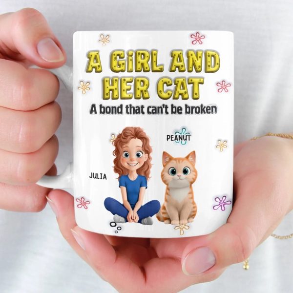 Custom 3D Inflated Effect Printed Mug - Personalized Christmas Birthday Gifts For Cat Lovers, Cat Mom And Dad - Family In Fur Custom 3D Inflated Effect Printed Mug - Personalized Christmas Birthday Gifts For Cat Lovers, Cat Mom And Dad - Family In Fur