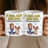 Custom 3D Inflated Effect Printed Mug - Personalized Christmas Birthday Gifts For Dog Lovers, Dog Dad And Mom - Just A Girl And Her Furry Soulmate Custom 3D Inflated Effect Printed Mug - Personalized Christmas Birthday Gifts For Dog Lovers, Dog Dad And Mom - Just A Girl And Her Furry Soulmate