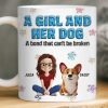 Custom 3D Inflated Effect Printed Mug - Personalized Christmas Birthday Gifts For Dog Lovers, Dog Dad And Mom - Just A Girl And Her Furry Soulmate Custom 3D Inflated Effect Printed Mug - Personalized Christmas Birthday Gifts For Dog Lovers, Dog Dad And Mom - Just A Girl And Her Furry Soulmate