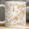Custom 3D Inflated Effect Printed Mug - Personalized Mother's Day Gifts For Mom, Grandma - Love Passed Down Forever Custom 3D Inflated Effect Printed Mug - Personalized Mother's Day Gifts For Mom, Grandma - Love Passed Down Forever