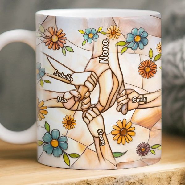 Custom 3D Inflated Effect Printed Mug - Personalized Mother's Day Gifts For Mom, Grandma - Sparkle Every Day Custom 3D Inflated Effect Printed Mug - Personalized Mother's Day Gifts For Mom, Grandma - Sparkle Every Day