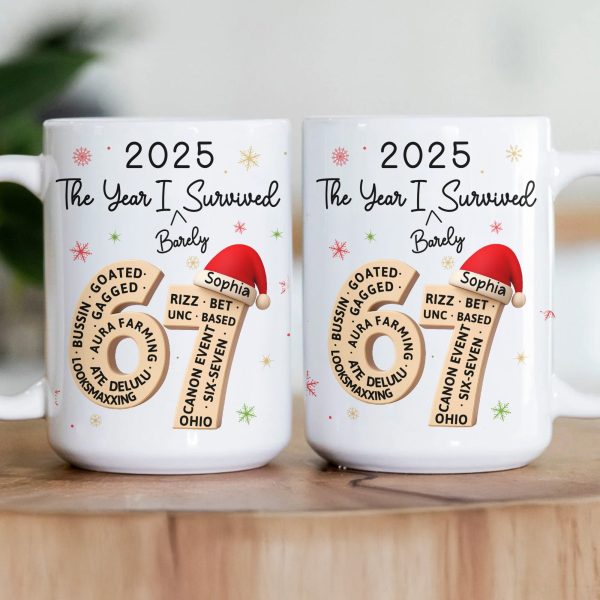 Custom 67 Six Seven Slang Meme, Gag Gifts, White Elephant, Exchange Gifts For Coworkers - Personalized Mug Custom 67 Six Seven Slang Meme, Gag Gifts, White Elephant, Exchange Gifts For Coworkers - Personalized Mug