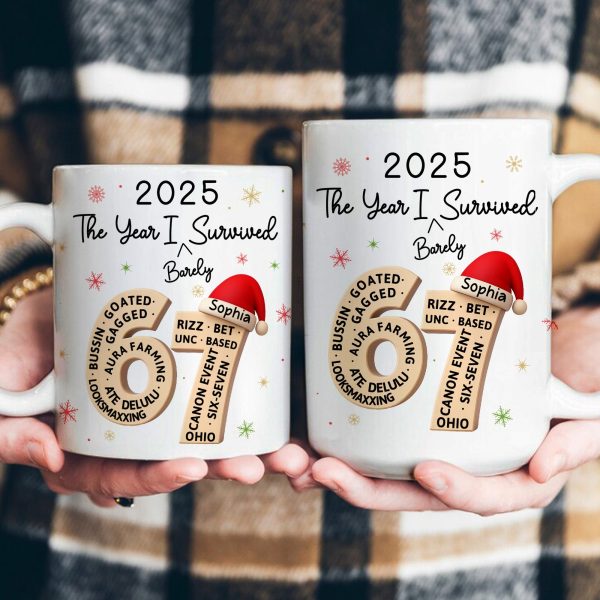 Custom 67 Six Seven Slang Meme, Gag Gifts, White Elephant, Exchange Gifts For Coworkers - Personalized Mug Custom 67 Six Seven Slang Meme, Gag Gifts, White Elephant, Exchange Gifts For Coworkers - Personalized Mug