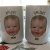Custom Baby Face Mug, Gift For Dad, Family Coffee Mug 890713