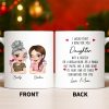 Custom Best Friends Caricature Coffee Mug With Flowers - Personalized Custom Coffee Mug - DAU248_MG Custom Best Friends Caricature Coffee Mug With Flowers - Personalized Custom Coffee Mug - DAU248_MG