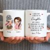 Custom Best Friends Caricature Coffee Mug With Flowers - Personalized Custom Coffee Mug - DAU248_MG Custom Best Friends Caricature Coffee Mug With Flowers - Personalized Custom Coffee Mug - DAU248_MG