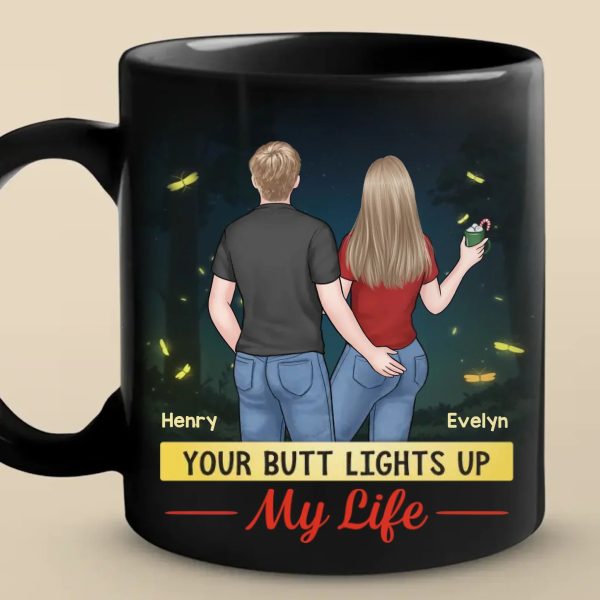 Custom Black Mug - Personalized Anniversary Wedding Gifts For Husband And Wife, Him And Her - Endless Journeys, One Heart Custom Black Mug - Personalized Anniversary Wedding Gifts For Husband And Wife, Him And Her - Endless Journeys, One Heart