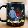 Custom Black Mug - Personalized Anniversary Wedding Gifts For Husband And Wife, Him And Her - Endless Journeys, One Heart Custom Black Mug - Personalized Anniversary Wedding Gifts For Husband And Wife, Him And Her - Endless Journeys, One Heart