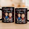 Custom Black Mug - Personalized Anniversary Wedding Gifts For Husband And Wife, Him And Her - We Keep Finding Each Other