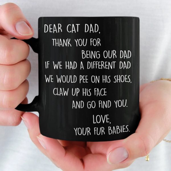 Custom Black Mug - Personalized Birthday Gifts For Cat Lovers, Cat Mom And Dad - Your Fur Babies Run This House Custom Black Mug - Personalized Birthday Gifts For Cat Lovers, Cat Mom And Dad - Your Fur Babies Run This House