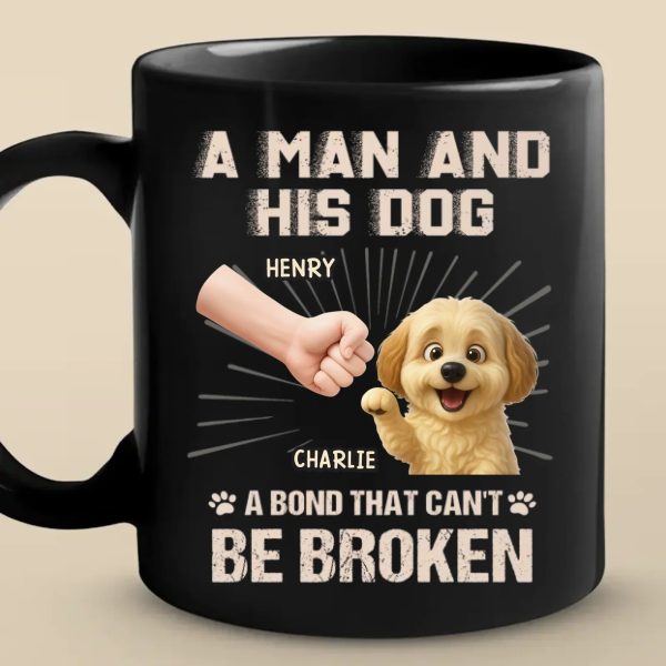 Custom Black Mug - Personalized Birthday Gifts For Dog Cat Lovers, Dog Dad And Mom, Cat Owners - Fur Makes Me Happy Custom Black Mug - Personalized Birthday Gifts For Dog Cat Lovers, Dog Dad And Mom, Cat Owners - Fur Makes Me Happy