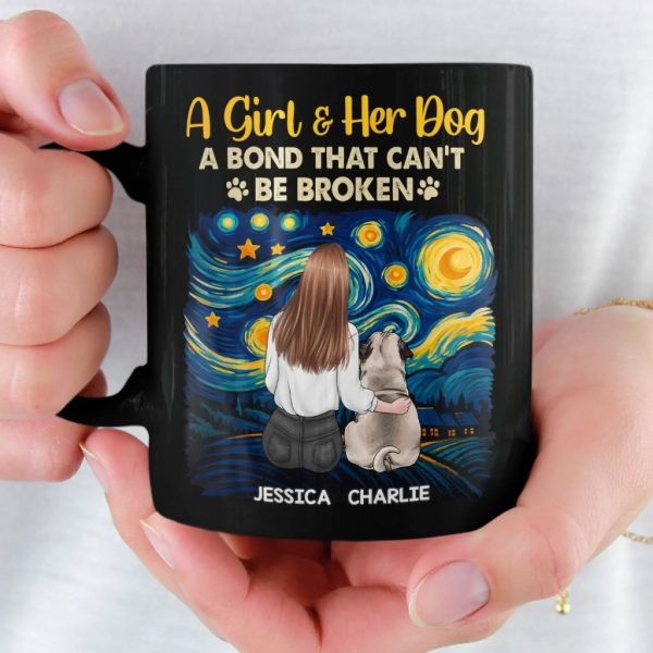 Custom Black Mug - Personalized Birthday Gifts For Dog Cat Lovers, Dog Dad And Mom, Cat Owners - Where The Fur Meets The Soul Custom Black Mug - Personalized Birthday Gifts For Dog Cat Lovers, Dog Dad And Mom, Cat Owners - Where The Fur Meets The Soul