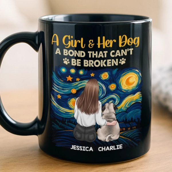 Custom Black Mug - Personalized Birthday Gifts For Dog Cat Lovers, Dog Dad And Mom, Cat Owners - Where The Fur Meets The Soul Custom Black Mug - Personalized Birthday Gifts For Dog Cat Lovers, Dog Dad And Mom, Cat Owners - Where The Fur Meets The Soul