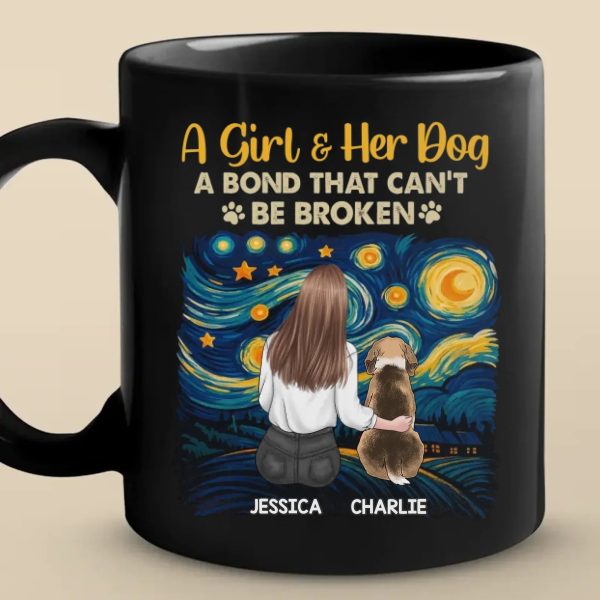 Custom Black Mug - Personalized Birthday Gifts For Dog Cat Lovers, Dog Dad And Mom, Cat Owners - Where The Fur Meets The Soul Custom Black Mug - Personalized Birthday Gifts For Dog Cat Lovers, Dog Dad And Mom, Cat Owners - Where The Fur Meets The Soul