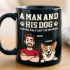 Custom Black Mug - Personalized Birthday Gifts For Dog Lovers, Dog Dad And Mom - Dogs Make Every Day Brighter Custom Black Mug - Personalized Birthday Gifts For Dog Lovers, Dog Dad And Mom - Dogs Make Every Day Brighter
