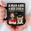 Custom Black Mug - Personalized Birthday Gifts For Dog Lovers, Dog Dad And Mom - Dogs Make Every Day Brighter Custom Black Mug - Personalized Birthday Gifts For Dog Lovers, Dog Dad And Mom - Dogs Make Every Day Brighter