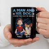 Custom Black Mug - Personalized Birthday Gifts For Dog Lovers, Dog Dad And Mom - Life With Fur Kids Custom Black Mug - Personalized Birthday Gifts For Dog Lovers, Dog Dad And Mom - Life With Fur Kids