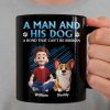 Custom Black Mug - Personalized Birthday Gifts For Dog Lovers, Dog Dad And Mom - Life With Fur Kids Custom Black Mug - Personalized Birthday Gifts For Dog Lovers, Dog Dad And Mom - Life With Fur Kids