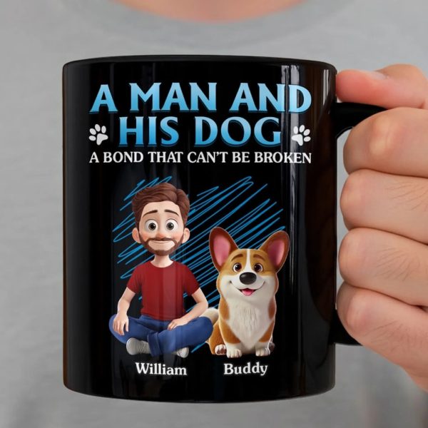 Custom Black Mug - Personalized Birthday Gifts For Dog Lovers, Dog Dad And Mom - Life With Fur Kids Custom Black Mug - Personalized Birthday Gifts For Dog Lovers, Dog Dad And Mom - Life With Fur Kids