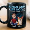 Custom Black Mug - Personalized Birthday Gifts For Dog Lovers, Dog Dad And Mom - Life With Fur Kids Custom Black Mug - Personalized Birthday Gifts For Dog Lovers, Dog Dad And Mom - Life With Fur Kids