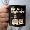 Custom Black Mug - Personalized Birthday Gifts For Dog Lovers, Dog Dad And Mom - Ride Or Die, Paws Included Custom Black Mug - Personalized Birthday Gifts For Dog Lovers, Dog Dad And Mom - Ride Or Die, Paws Included