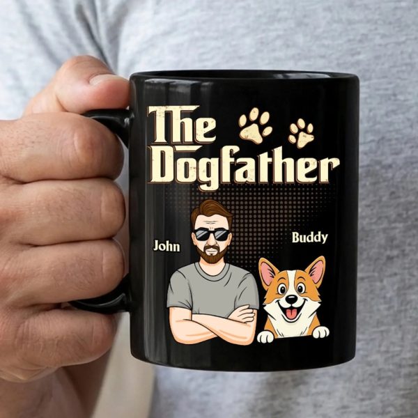 Custom Black Mug - Personalized Birthday Gifts For Dog Lovers, Dog Dad And Mom - Ride Or Die, Paws Included Custom Black Mug - Personalized Birthday Gifts For Dog Lovers, Dog Dad And Mom - Ride Or Die, Paws Included