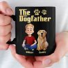Custom Black Mug - Personalized Birthday Gifts For Dog Lovers, Dog Dad And Mom - The Boss Of Belly Rubs Custom Black Mug - Personalized Birthday Gifts For Dog Lovers, Dog Dad And Mom - The Boss Of Belly Rubs
