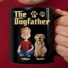 Custom Black Mug - Personalized Birthday Gifts For Dog Lovers, Dog Dad And Mom - The Boss Of Belly Rubs Custom Black Mug - Personalized Birthday Gifts For Dog Lovers, Dog Dad And Mom - The Boss Of Belly Rubs
