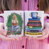 Custom Book Titles - Personalized Book and Coffee Mug - A Sitting Girl Reads Book 3HUHI180122 Custom Book Titles - Personalized Book and Coffee Mug - A Sitting Girl Reads Book 3HUHI180122