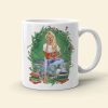 Custom Book Titles - Personalized Book and Coffee Mug - A Sitting Girl Reads Book 3HUHI180122 Custom Book Titles - Personalized Book and Coffee Mug - A Sitting Girl Reads Book 3HUHI180122