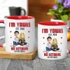 Custom Ceramic Couples Mug with Personalized Names