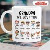Custom Clipart Daddy We Love You Family Coffee Mug 888256