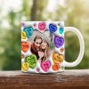 Custom Couple Photo With Heart Pattern 3D Inflated Mug Valentine Gift HA75 891778