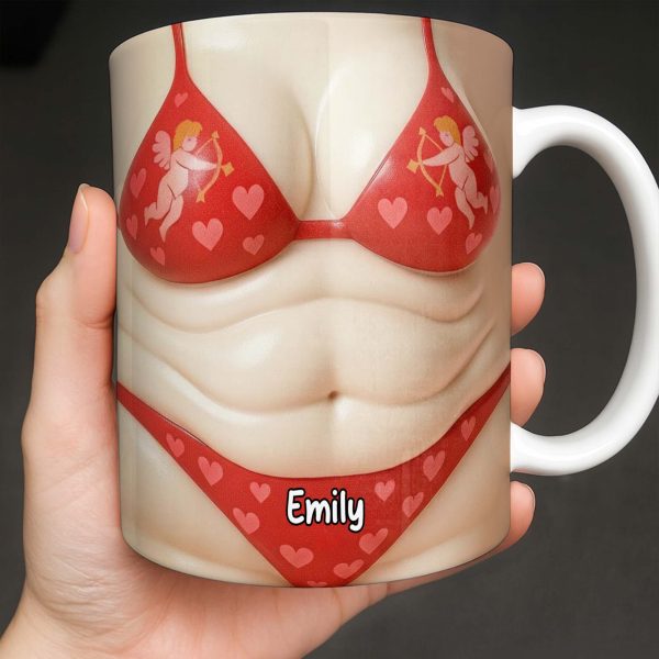 Custom Cupid-Themed Mug With Hearts And Angels - Personalized Custom Coffee Mug - CPL1158_MG Custom Cupid-Themed Mug With Hearts And Angels - Personalized Custom Coffee Mug - CPL1158_MG