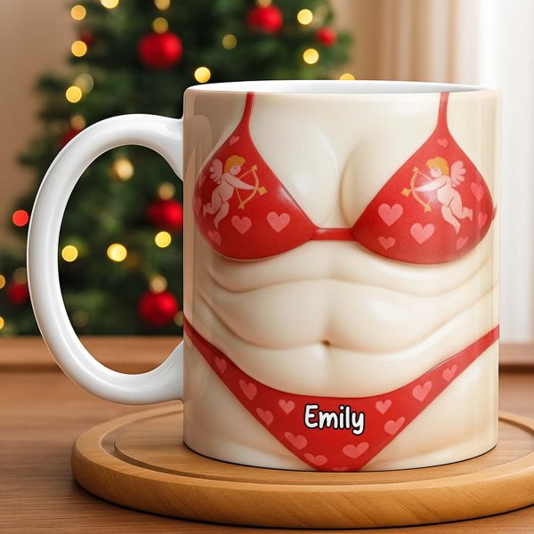 Custom Cupid-Themed Mug With Hearts And Angels - Personalized Custom Coffee Mug - CPL1158_MG Custom Cupid-Themed Mug With Hearts And Angels - Personalized Custom Coffee Mug - CPL1158_MG