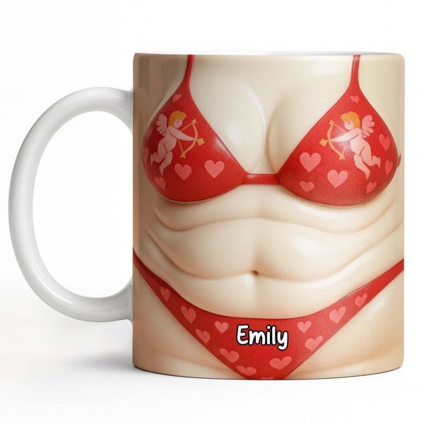 Custom Cupid-Themed Mug With Hearts And Angels - Personalized Custom Coffee Mug - CPL1158_MG Custom Cupid-Themed Mug With Hearts And Angels - Personalized Custom Coffee Mug - CPL1158_MG