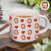 Custom Cute Kid Face Photo Pottery Mug CH07 910022 Custom Cute Kid Face Photo Pottery Mug CH07 910022