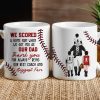 Custom Dad & Kids Mug with Personalized Jersey Number