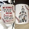 Custom Dad & Kids Mug with Personalized Jersey Number