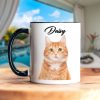 Custom Dog Cat Photo Our Human Servant Accent Mug HA75 891815 Custom Dog Cat Photo Our Human Servant Accent Mug HA75 891815