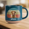 Custom Dog Cat Photo Retro Pottery Mug TH10 892099 Custom Dog Cat Photo Retro Pottery Mug TH10 892099