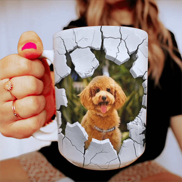 Custom Dog Cat Photo With 3D Inflated Mug Personalized Gift N369 893094 Custom Dog Cat Photo With 3D Inflated Mug Personalized Gift N369 893094